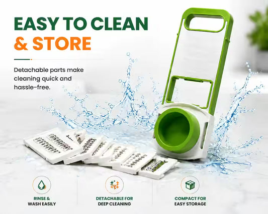 Mandoline Slicer & 5-in-1 Grater Combo