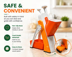 Mandoline Slicer & 5-in-1 Grater Combo