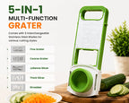 Mandoline Slicer & 5-in-1 Grater Combo