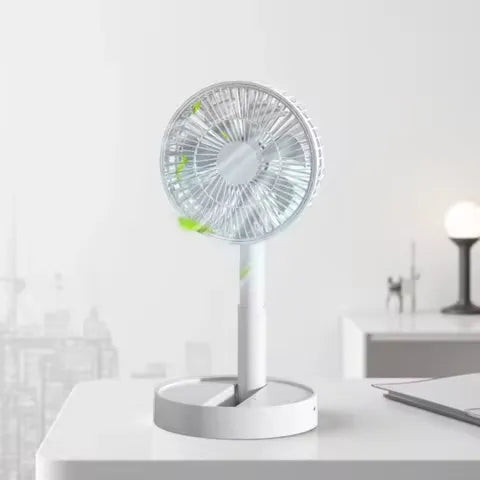 High-Speed Turbo Circulation Table Fan with Multi-Angle Tilt & Quiet Operation