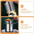 Stainless Steel Deep Frying Pot with Strainer Basket