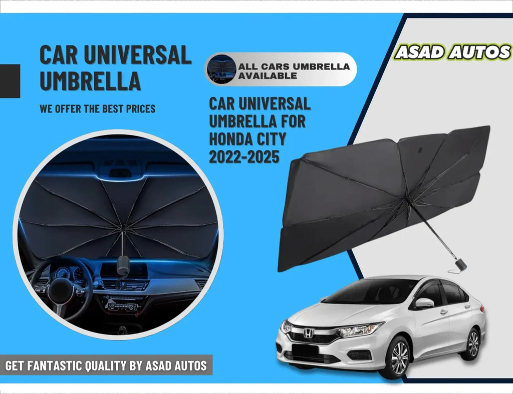 Foldable Windshield Car Umbrella Sunshade with UV Heat Blocker