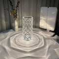 Crystal Diamond Rose Touch & Remote Control Table Lamp