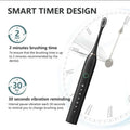 Sonic Rechargeable Electric Toothbrush with Soft Bristles