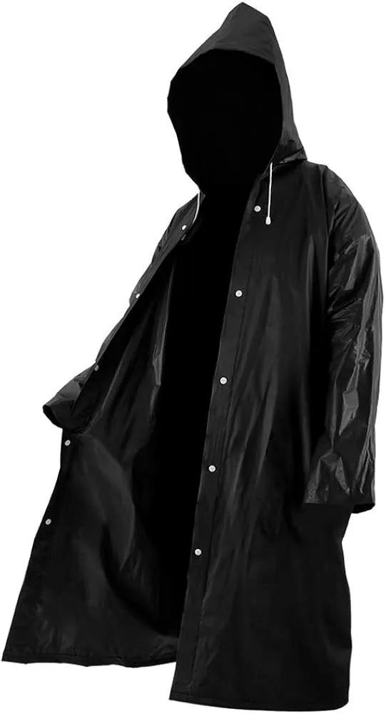 Portable Emergency Raincoat Card with Hood