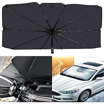 Foldable Windshield Car Umbrella Sunshade with UV Heat Blocker