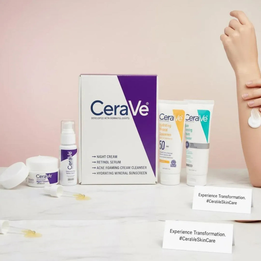 CeraVe Complete Skincare & Facial Routine Bundle