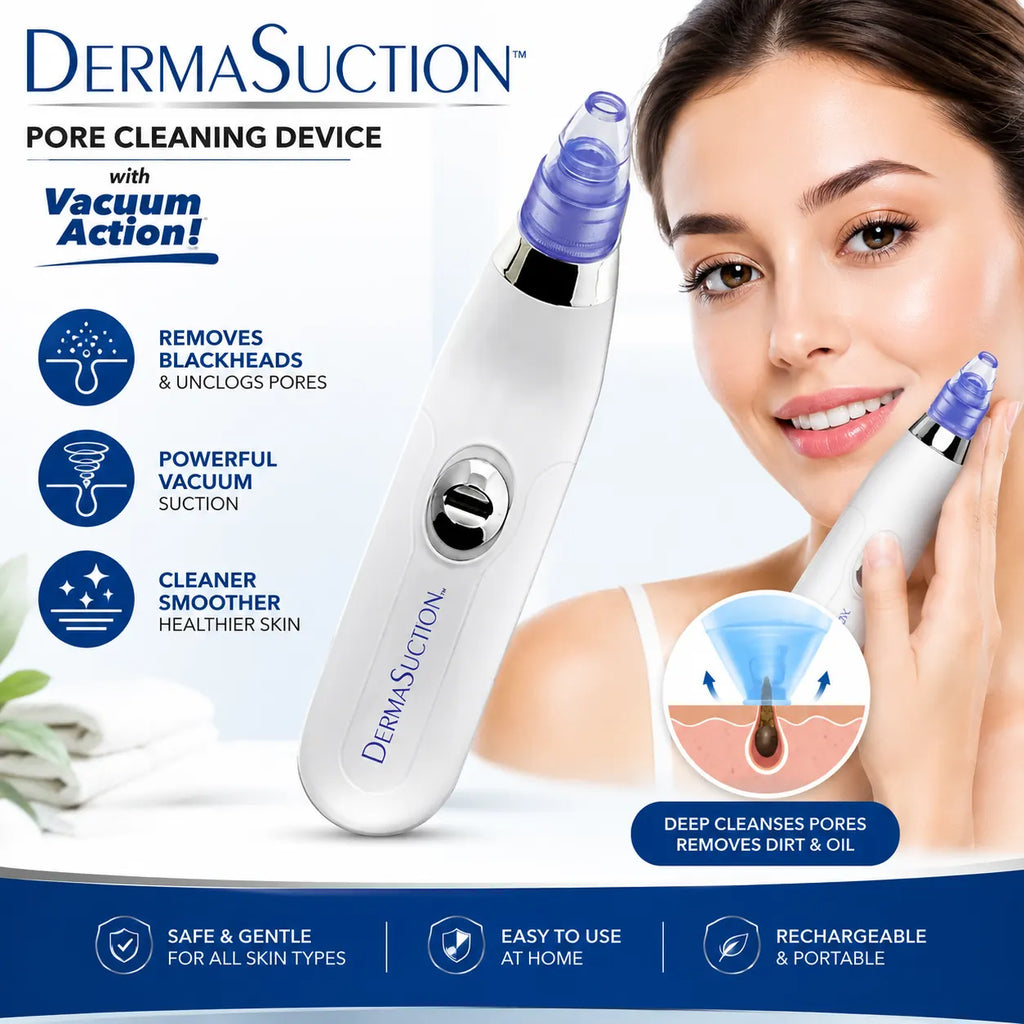 Rechargeable 5-in-1 Derma Suction Blackhead Remover & Pore Vacuum