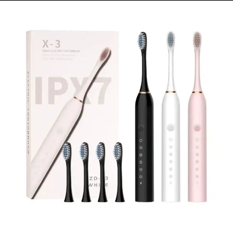 Sonic Rechargeable Electric Toothbrush with Soft Bristles