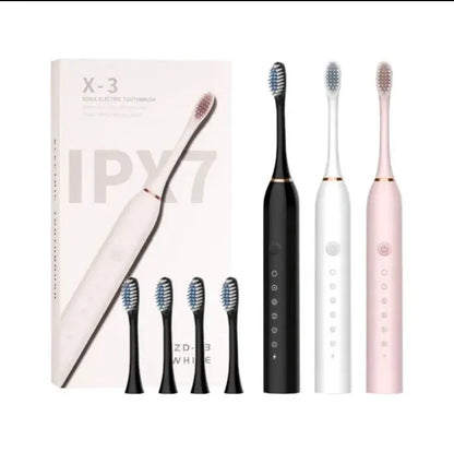 Sonic Rechargeable Electric Toothbrush with Soft Bristles