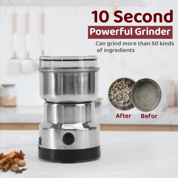 Electric Stainless Steel Masala & Coffee Grinder Machine