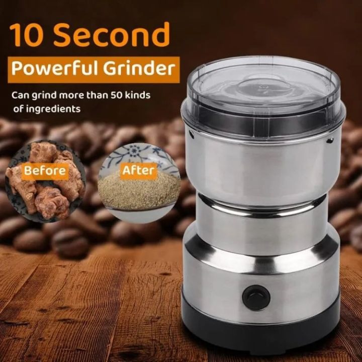 Electric Stainless Steel Masala & Coffee Grinder Machine