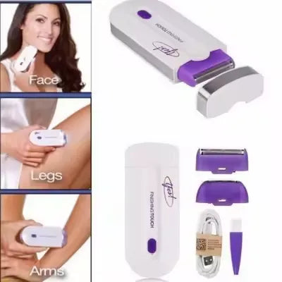 Rechargeable Yes! Touch-Activated Painless Hair Remover Trimmer