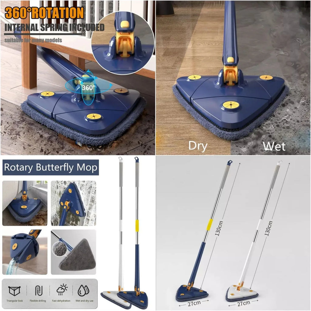 360° Rotating Adjustable Triangle Cleaning Mop