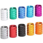Universal Anti-Theft Metal Tyre Valve Stem Caps (Pack of 4)
