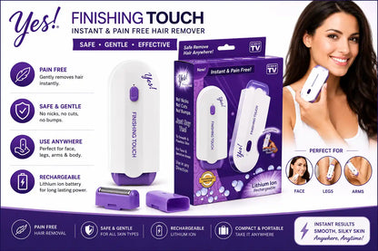 Rechargeable Yes! Touch-Activated Painless Hair Remover Trimmer
