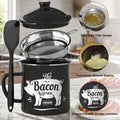 1.4L Stainless Steel Oil Filter Pot & Grease Storage Container