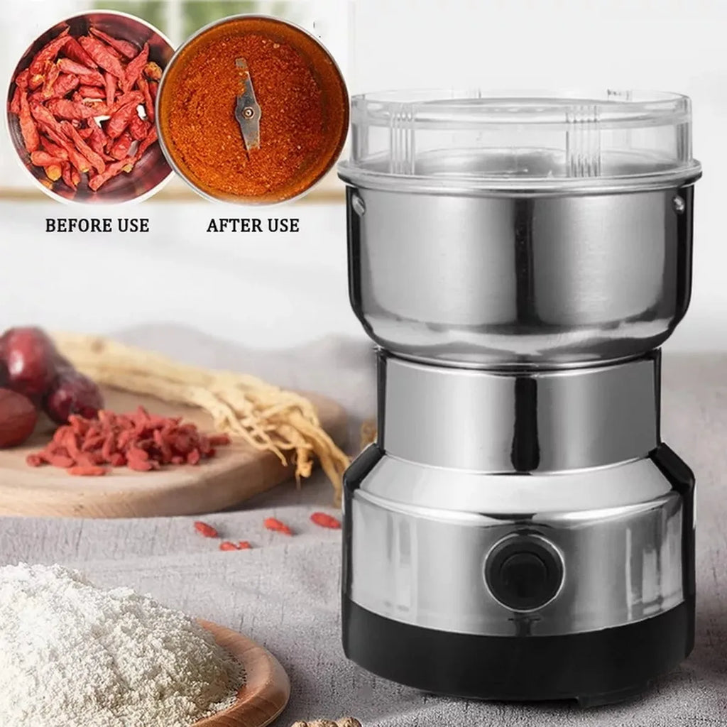 Electric Stainless Steel Masala & Coffee Grinder Machine