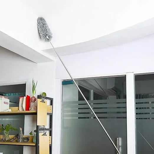 Extendable Microfiber Telescopic Duster with Bendable Head