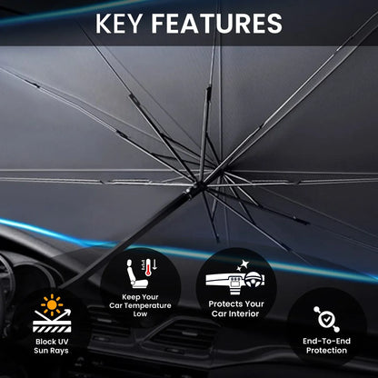 Foldable Car Windshield Sunshade Umbrella