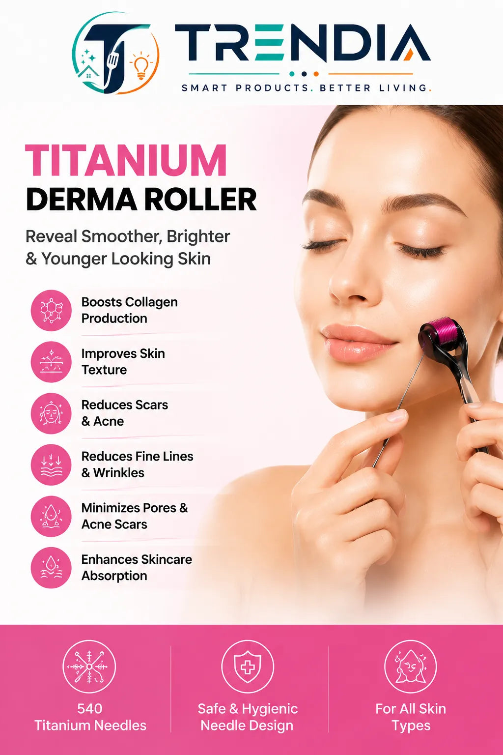 Digital Blood Pressure Monitor & Titanium Derma Roller Set