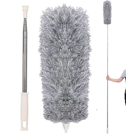Extendable Microfiber Telescopic Duster with Bendable Head