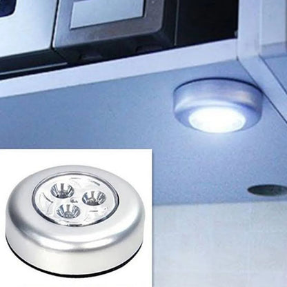 Wireless Stick-On LED Tap Lights (3-Pack)