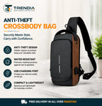 Anti-Theft Crossbody Sling Bag & Nice Double-Wall Vacuum