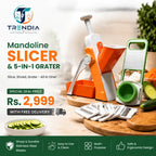 Mandoline Slicer & 5-in-1 Grater Combo