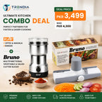 Electric Masala Grinder & Bruno Vegetable Slicer Combo